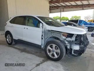 2015 Ford Edge SE with VIN 2FMTK3G9XFBB70947, listed as a Copart auction lot 58873715 with 142,233 mi miles and Salvage title. Bid and sale history available at DreamBid. Image 4.