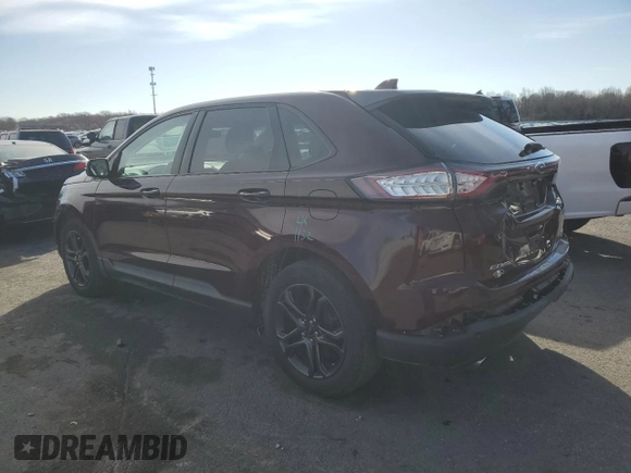 2018 Ford Edge SEL with VIN 2FMPK3J96JBB55736, listed as a Copart auction lot 50248395 with 83,743 mi miles and Salvage Title. Bid and sale history available at carsss.com. Image 2.