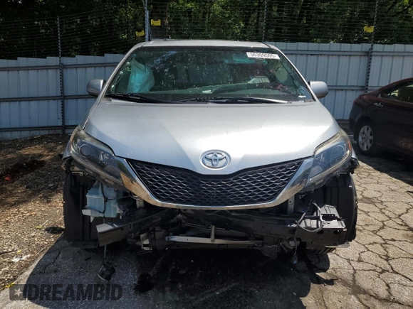 2015 Toyota Sienna SE with VIN 5TDXK3DCXFS580975, listed as a Copart auction lot 56309505 with 154,073 mi miles and Salvage title. Bid and sale history available at DreamBid. Image 5.