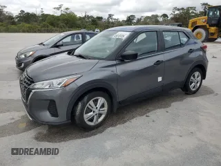 2021 Nissan Kicks S with VIN 3N1CP5BV3ML514595, listed as a Copart auction lot 45818125 with Not Provided miles and Salvage Title. Bid and sale history available at carsss.com. Image 1.