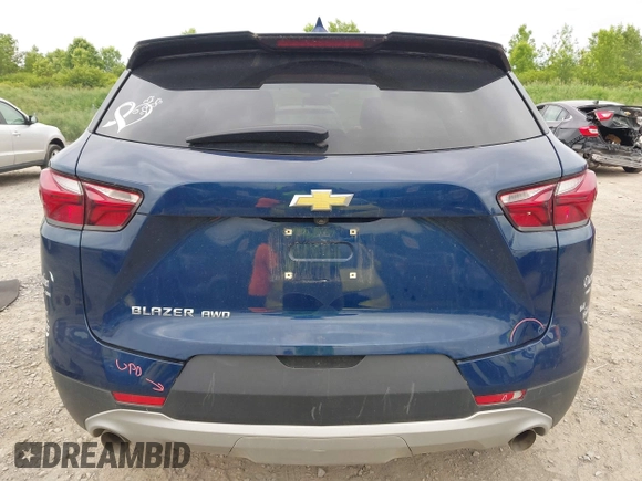 2022 Chevrolet Blazer LT with VIN 3GNKBHR43NS132555, listed as a IAAI auction lot 42501996 with 51,011 mi miles and . Bid and sale history available at DreamBid. Image 17.