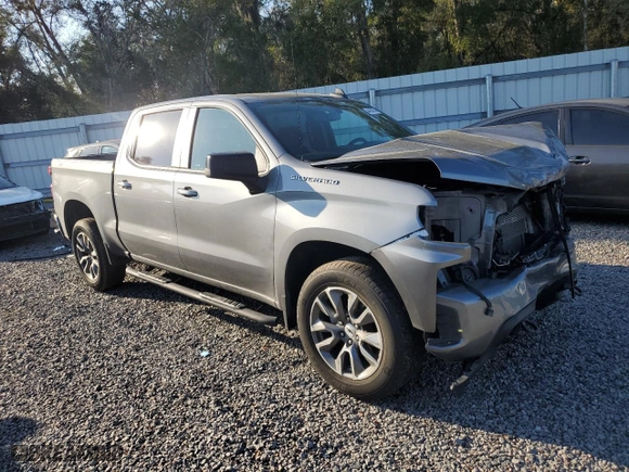 2022 Chevrolet Silverado 1500 LTD RST with VIN 1GCUYEEDXNZ160649, listed as a Copart auction lot 44158215 with 45,067 mi miles and Salvage Title. Bid and sale history available at carsss.com. Image 4.