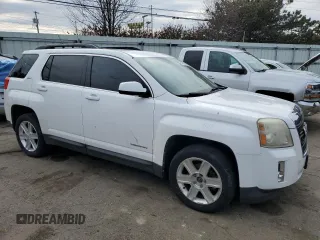2011 GMC Terrain SLT-1 with VIN 2CTFLVE53B6235302, listed as a Copart auction lot 46898125 with 183,059 mi miles and Salvage title. Bid and sale history available at DreamBid. Image 4.
