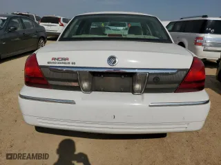 2008 Mercury Grand Marquis GS with VIN 2MEFM74VX8X636076, listed as a Copart auction lot 51483835 with 72,450 mi miles and Salvage Title. Bid and sale history available at carsss.com. Image 6.