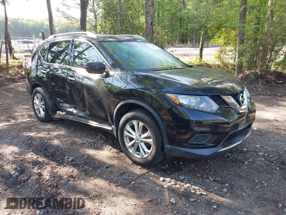 2016 Nissan Rogue SL with VIN 5N1AT2MT3GC810500, listed as a IAAI auction lot 42115290 with 72,639 mi miles and . Bid and sale history available at carsss.com. Image 1.