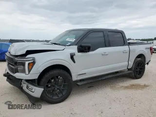 2024 Ford F-150 with VIN 1FTFW7LD9RFB23046, listed as a Copart auction lot 52367945 with 7,166 mi miles and Salvage title. Bid and sale history available at DreamBid. Image 1.