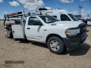 2022 Ram 2500 Tradesman with VIN 3C7WR4AJ5NG296296, listed as a Copart auction lot 74733584 with 87,826 mi miles and Salvage Title. Bid and sale history available at carsss.com. Image 4.