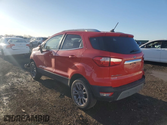 2019 Ford EcoSport Titanium with VIN MAJ6S3KL0KC302781, listed as a Copart auction lot 50146595 with 70,863 mi miles and Salvage Title. Bid and sale history available at DreamBid. Image 2.