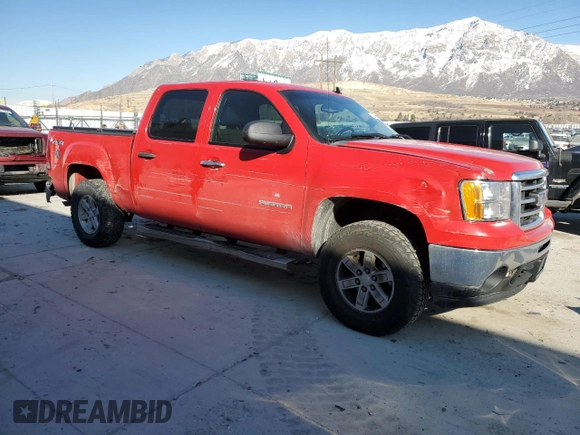 2012 GMC Sierra 1500 SLE with VIN 3GTP2VE78CG180291, listed as a Copart auction lot 42253185 with 161,756 mi miles and Salvage Title. Bid and sale history available at DreamBid. Image 4.