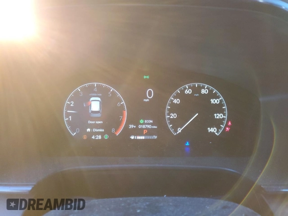 2024 Honda CR-V LX with VIN 2HKRS4H21RH417206, listed as a Copart auction lot 43001255 with 18,790 mi miles and Salvage Title. Bid and sale history available at DreamBid. Image 9.