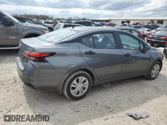 2024 Nissan Versa S with VIN 3N1CN8DVXRL930378, listed as a Copart auction lot 51090915 with 12,333 mi miles and Salvage Title. Bid and sale history available at DreamBid. Image 3.