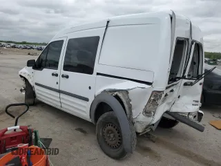 2010 Ford Transit Connect XLT with VIN NM0KS6BNXAT000034, listed as a Copart auction lot 54598985 with 133,444 mi miles and Salvage title. Bid and sale history available at DreamBid. Image 2.