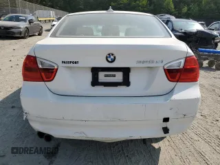 2008 BMW 3 Series 328xi with VIN WBAVC93558K043660, listed as a Copart auction lot 58417795 with Not provided miles and Salvage title. Bid and sale history available at DreamBid. Image 6.