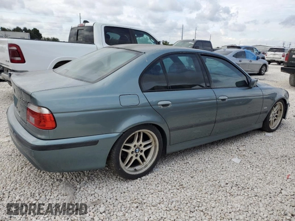 2003 BMW 5 Series 540i with VIN WBADN53453GF71025, listed as a Copart auction lot 72276964 with 0 mi miles and Clean Title. Bid and sale history available at carsss.com. Image 3.