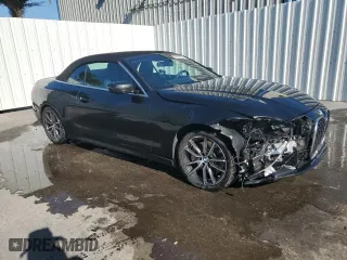 2025 BMW 4 Series 430i with VIN WBA33DB01SCT24596, listed as a Copart auction lot 49396245 with 11,199 mi miles and Clean Title. Bid and sale history available at carsss.com. Image 4.