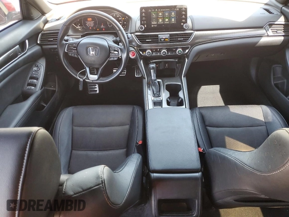 2019 Honda Accord Sedan Sport 1.5T with VIN 1HGCV1F33KA127085, listed as a Copart auction lot 51412665 with 109,165 mi miles and Salvage Title. Bid and sale history available at carsss.com. Image 8.
