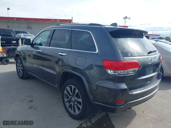 2017 Jeep Grand Cherokee Overland with VIN 1C4RJECG1HC614740, listed as a IAAI auction lot 41912523 with 177,353 mi miles. Bid and sale history available at carsss.com. Image 3.
