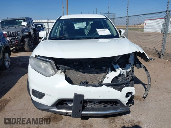 2016 Nissan Rogue SV with VIN KNMAT2MV8GP619010, listed as a IAAI auction lot 40618797 with 201,515 mi miles. Bid and sale history available at carsss.com. Image 13.