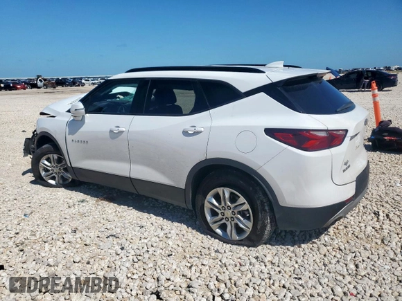 2021 Chevrolet Blazer LT with VIN 3GNKBBRA5MS519433, listed as a Copart auction lot 61215745 with 122,501 mi miles and Salvage title. Bid and sale history available at DreamBid. Image 2.