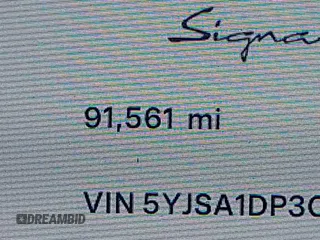 2012 Tesla Model S Performance with VIN 5YJSA1DP3CFS00394, listed as a IAAI auction lot 41309464 with 91,561 mi miles and . Bid and sale history available at DreamBid. Image 15.