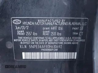 2018 Hyundai Sonata Limited with VIN 5NPE34AF8JH610692, listed as a IAAI auction lot 41503265 with 137,599 mi miles. Bid and sale history available at carsss.com. Image 9.