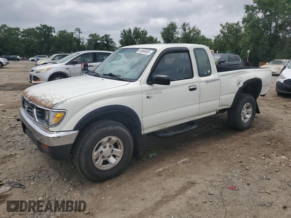 1996 Toyota Tacoma with VIN 4TAWN72N6TZ098086, listed as a Copart auction lot 64566685 with 379,805 mi miles and Salvage title. Bid and sale history available at DreamBid. Image 1.