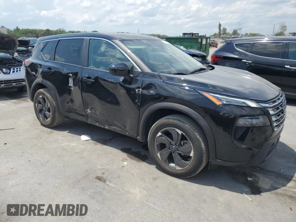 2024 Nissan Rogue SV z VIN 5N1BT3BA5RC704824, wystawiony jako Copart lot #55947075 z przebiegiem 29 209 mil mil oraz Szkoda całkowita • Salvage title. Historia ofert i sprzedaży dostępna na DreamBid. Obrazek 4.