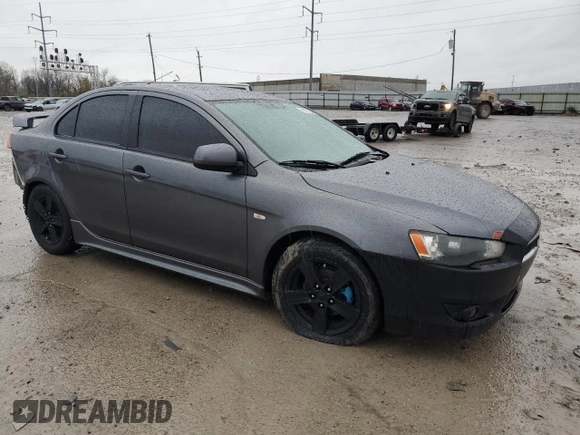 2009 Mitsubishi Lancer ES with VIN JA3AU26U69U045446, listed as a Copart auction lot 79672734 with 176,768 mi miles and Salvage Title. Bid and sale history available at DreamBid. Image 4.