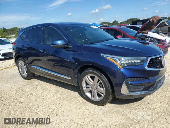 2019 Acura RDX w/Advance Pkg with VIN 5J8TC1H70KL012681, listed as a Copart auction lot 73913284 with Not Provided miles and Non Repairable. Bid and sale history available at carsss.com. Image 4.