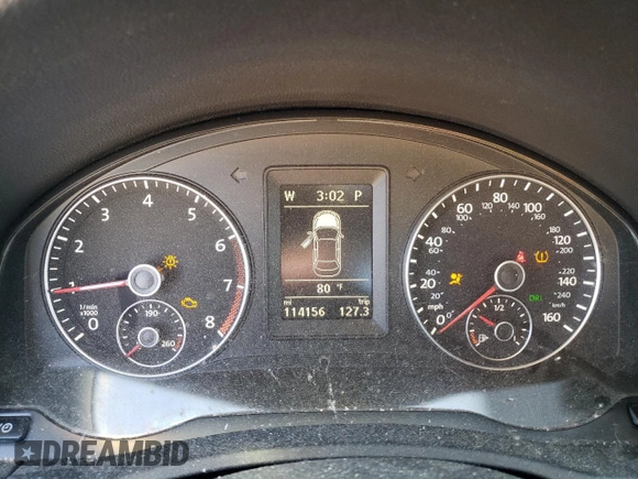 2015 Volkswagen Eos Komfort with VIN WVWBW8AH1FV000692, listed as a Copart auction lot 77866694 with 114,156 mi miles and Salvage Title. Bid and sale history available at DreamBid. Image 9.