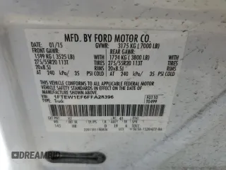 2015 Ford F-150 XLT z VIN 1FTEW1EF6FFA28396, wystawiony jako Copart lot #62487905 z przebiegiem 116 000 mil mil oraz Szkoda całkowita • Salvage title. Historia ofert i sprzedaży dostępna na DreamBid. Obrazek 12.