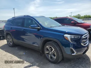 2020 GMC Terrain SLT with VIN 3GKALVEV0LL308813, listed as a Copart auction lot 58926985 with 77,826 mi miles and Salvage title. Bid and sale history available at DreamBid. Image 4.
