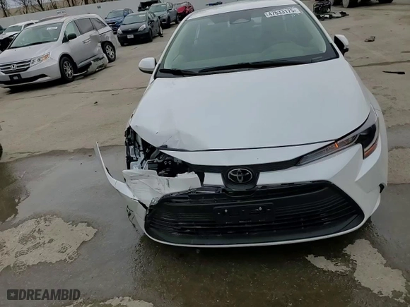 2023 Toyota Corolla LE with VIN 5YFB4MDE4PP075231, listed as a Copart auction lot 50148705 with 5,613 mi miles and Salvage Title. Bid and sale history available at carsss.com. Image 10.