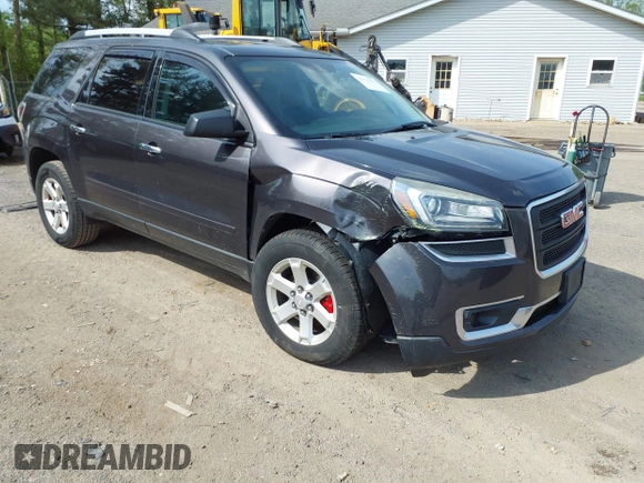 2016 GMC Acadia SLE with VIN 1GKKRPKD9GJ213058, listed as a IAAI auction lot 42173351 with 123,384 mi miles and . Bid and sale history available at DreamBid. Image 1.