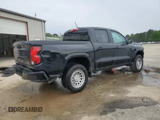 2024 Chevrolet Colorado 2WD Work Truck with VIN 1GCGSBEC2R1125077, listed as a Copart auction lot 56012425 with 15,917 mi miles and Clean Title. Bid and sale history available at DreamBid. Image 3.