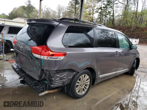 2011 Toyota Sienna XLE AAS with VIN 5TDYK3DC0BS115989, listed as a Copart auction lot 51128935 with 223,172 mi miles and Salvage Title. Bid and sale history available at carsss.com. Image 3.