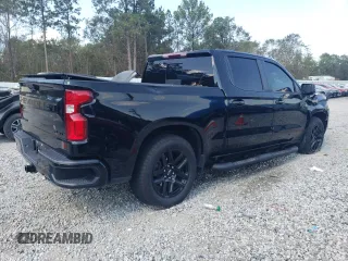 2022 Chevrolet Silverado 1500 RST with VIN 1GCUDEET5NZ604636, listed as a Copart auction lot 74376334 with 18,705 mi miles and Salvage Title. Bid and sale history available at DreamBid. Image 3.