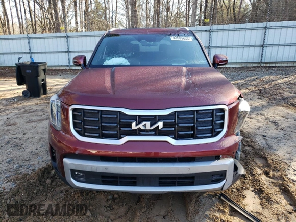 2023 Kia Telluride SX Prestige with VIN 5XYP5DGC5PG399807, listed as a Copart auction lot 43509855 with 18,812 mi miles and Salvage title. Bid and sale history available at DreamBid. Image 5.