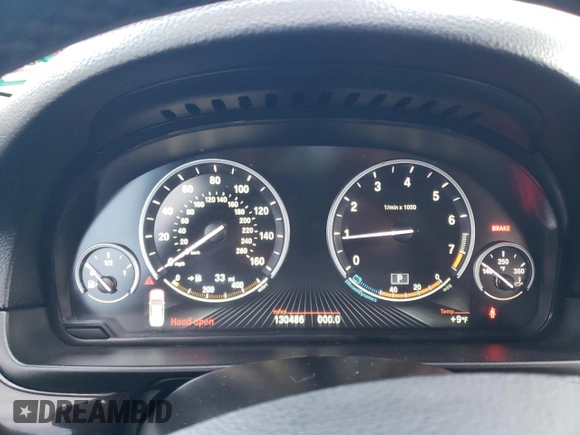 2014 BMW 5 Series 535i xDrive with VIN WBA5B3C54ED533572, listed as a Copart auction lot 89308205 with 130,486 mi miles and Salvage Title. Bid and sale history available at carsss.com. Image 9.