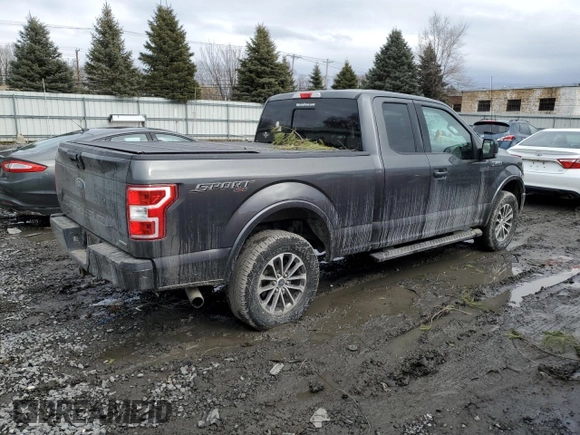 2020 Ford F-150 XL with VIN 1FTFX1E48LFA44191, listed as a Copart auction lot 48230965 with 67,328 mi miles and Salvage Title. Bid and sale history available at carsss.com. Image 3.