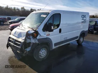 2018 Ram ProMaster Cargo with VIN 3C6TRVAG6JE146737, listed as a Copart auction lot 85347724 with 200,594 mi miles and Salvage Title. Bid and sale history available at DreamBid. Image 1.
