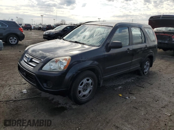 2006 Honda CR-V LX with VIN JHLRD68526C004527, listed as a Copart auction lot 51016035 with 240,494 mi miles and Salvage Title. Bid and sale history available at DreamBid. Image 1.