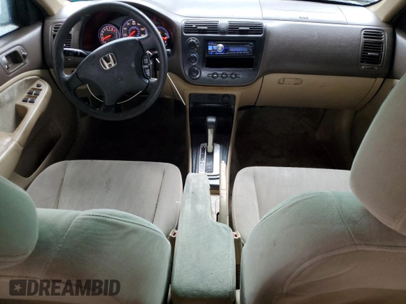 2003 Honda Civic LX with VIN 2HGES16503H527739, listed as a Copart auction lot 56698905 with 159,788 mi miles and Clean Title. Bid and sale history available at DreamBid. Image 8.