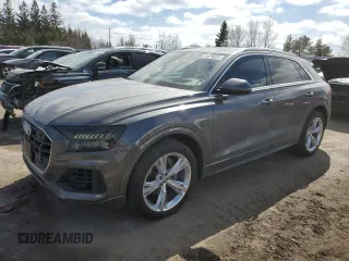 2019 Audi Q8 Prestige z VIN WA1CVBF14KD029615, wystawiony jako Copart lot #51676625 z przebiegiem 104 134 mil mil oraz Czysty tytuł • Clean title. Historia ofert i sprzedaży dostępna na DreamBid. Obrazek 1.