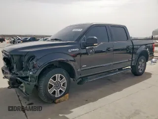 2017 Ford F-150 XL with VIN 1FTEW1EP0HFB51719, listed as a Copart auction lot 46820875 with 100,072 mi miles and Salvage Title. Bid and sale history available at carsss.com. Image 1.