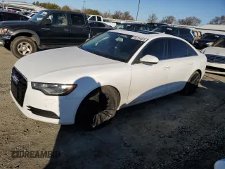 2013 Audi A6 with VIN WAUGFBFCXDN120467, listed as a Copart auction lot 46756855 with 111,034 mi miles and Salvage title. Bid and sale history available at DreamBid. Image 1.