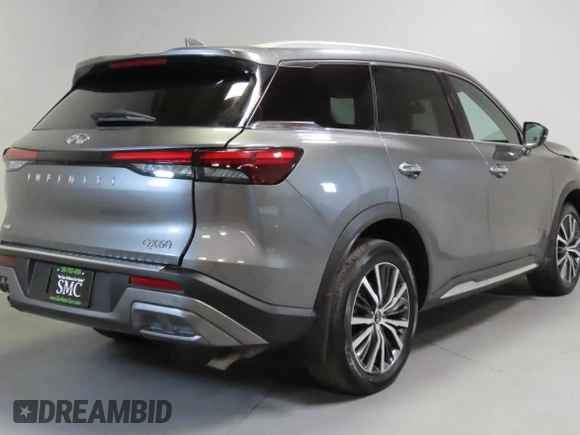 2023 Infiniti QX60 Sensory z VIN 5N1DL1GS5PC353778, wystawiony jako Copart lot #58865715 z przebiegiem 20 386 mil mil oraz Szkoda całkowita • Salvage title. Historia ofert i sprzedaży dostępna na DreamBid. Obrazek 4.