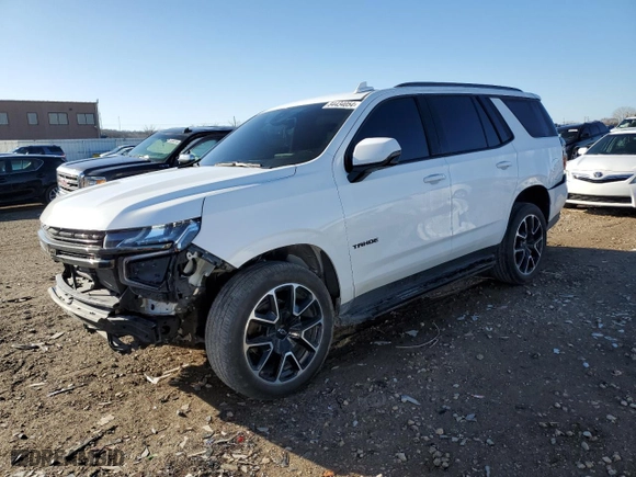 2022 Chevrolet Tahoe RST with VIN 1GNSKRKD8NR295866, listed as a Copart auction lot 84434054 with 51,058 mi miles and Salvage Title. Bid and sale history available at carsss.com. Image 1.