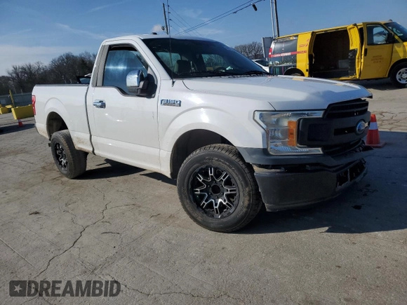 2018 Ford F-150 XL with VIN 1FTMF1CB4JKC54643, listed as a Copart auction lot 44775385 with 125,841 mi miles and Salvage Title. Bid and sale history available at carsss.com. Image 4.
