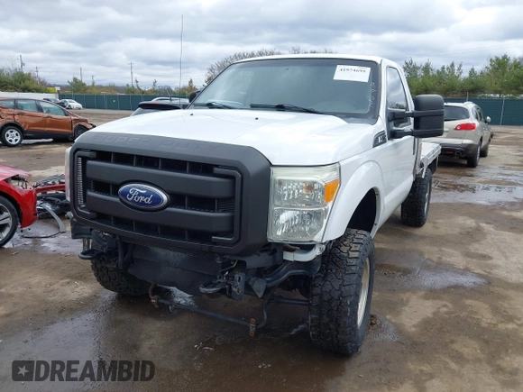 2011 Ford Super Duty F-250 SRW XL with VIN 1FTBF2B6XBEB76600, listed as a IAAI auction lot 41974695 with 131,878 mi miles. Bid and sale history available at carsss.com. Image 2.